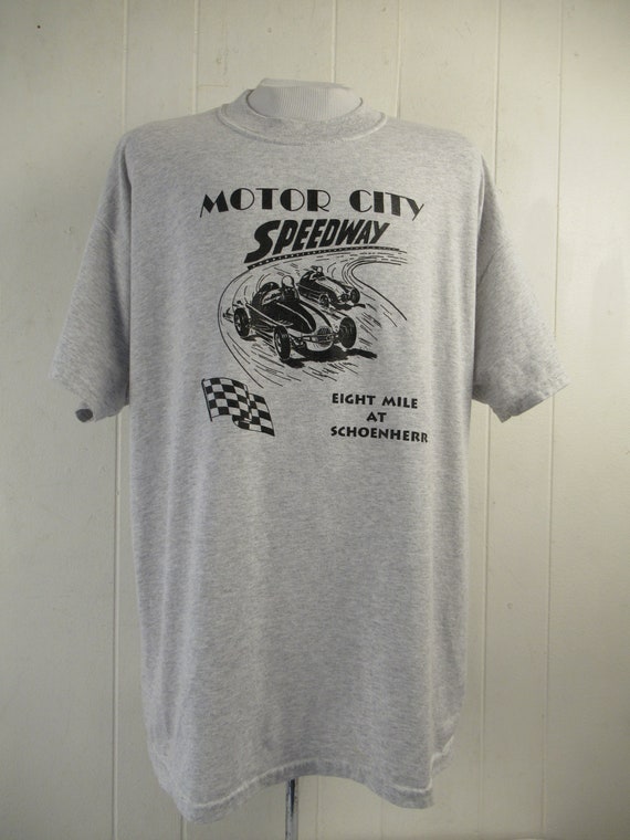 Vintage t shirt, Detroit t shirt, Motorcity Speed… - image 2