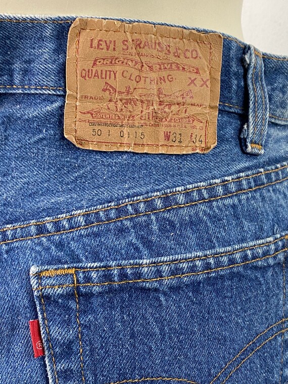 Vintage Levis, made in USA, 1980s Levis, Levis 50… - image 5