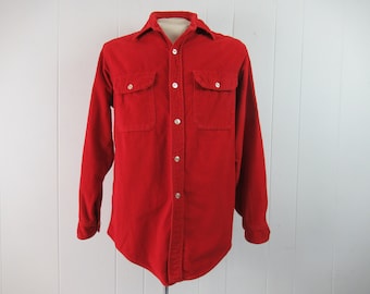 Vintage shirt, 1960s shirt, cotton flannel shirt, work shirt, Big Mac shirt, vintage clothing, size medium