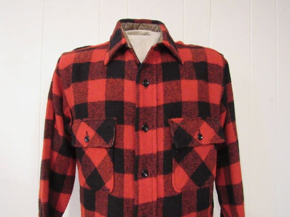 Vintage shirt, plaid shirt, 1950s shirt, Pilgrim … - image 2