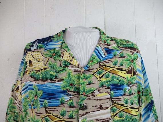 Vintage shirt, vintage Hawaiian, Hawaiian shirt, … - image 2