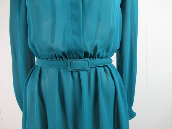 Vintage dress, blue dress, 1970s dress, Lady Caro… - image 4