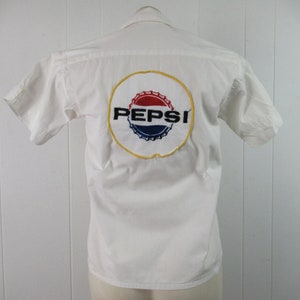 Vintage shirt, Pepsi shirt, bowling shirt, 1960s shirt, women&#39;s shirt, vintage clothing, size small