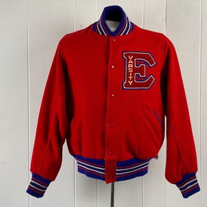 Vintage Harley Davidson jacket, size medium, 1950s jacket, letterman jacket, stadium jacket, varsity jacket, school jacket, vintage clothing