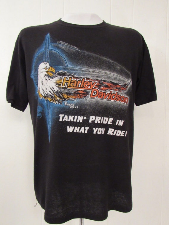 Vintage t shirt, motorcycle t shirt, 1970s t shir… - image 4