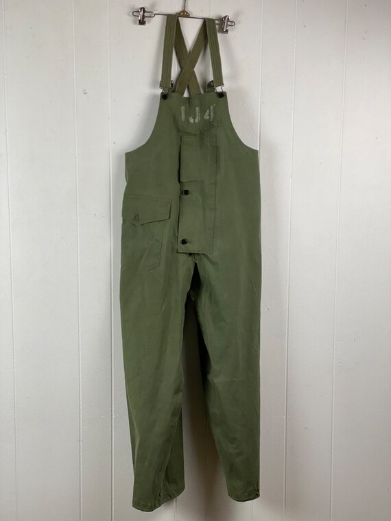 Vintage overalls, size medium, U.S.N. overalls, 1… - image 2
