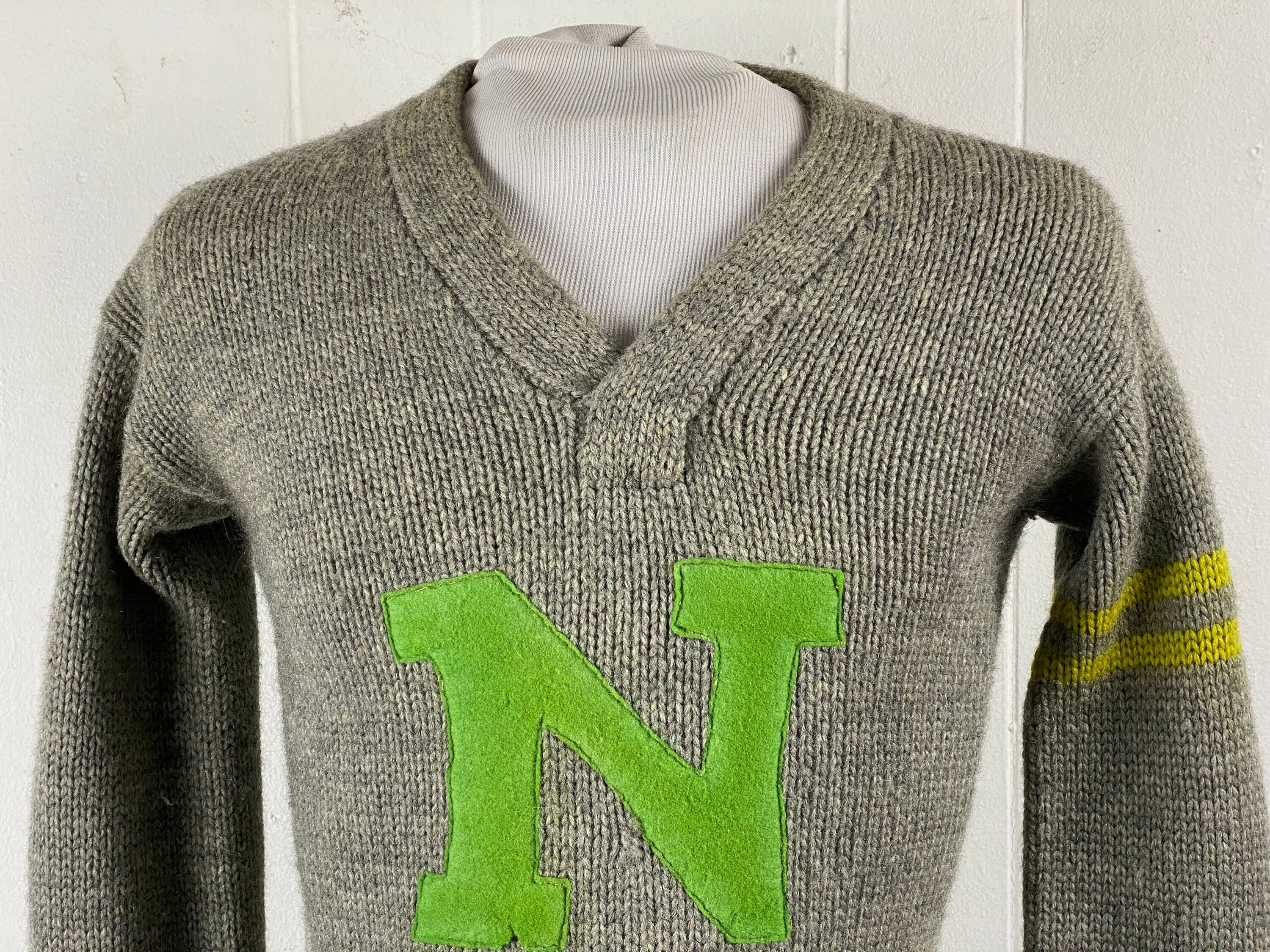 Vintage Sweater, Size Small, 1930s Sweater, SPALDING Sweater, Knit 