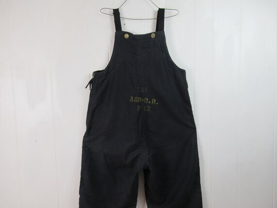 Vintage overalls, 1940s overalls, deck overalls, U