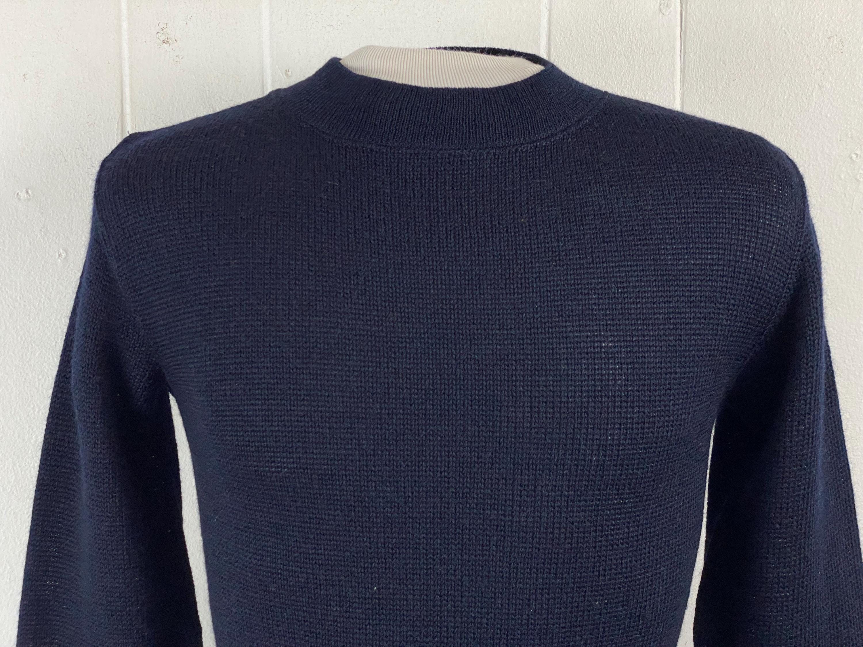 Vintage Sweater, Size Small, 1940s Sweater, U.S. Navy Sweater 