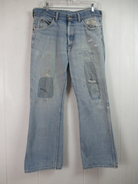 Vintage pants, distressed pants, vintage denim, p… - image 4