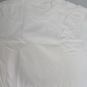 3 vintage t shirts, 1970s t shirt, plain t shirt, Kmart t shirt, white t shirt, plain t shirt, set of 3, vintage clothing, size medium, NOS image 8