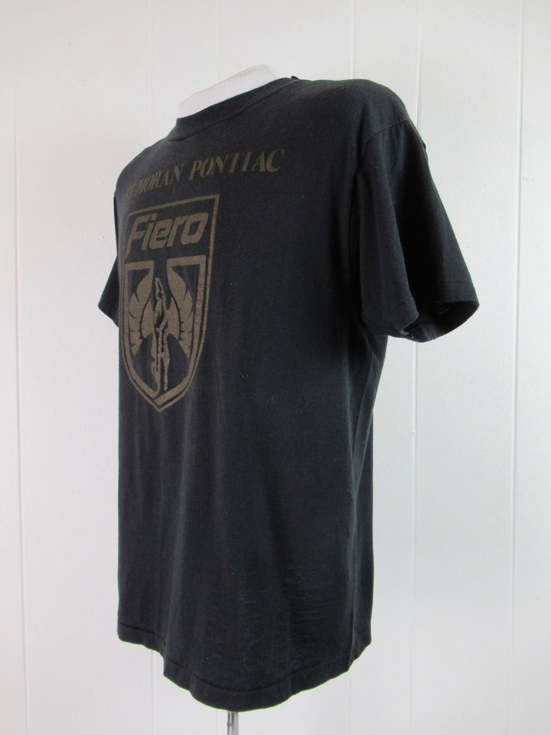 Vintage t shirt, 1980s t shirt, Fiero t shirt, Pontiac t shirt, Art Moran, Detroit t shirt, vintage clothing, size large image 3