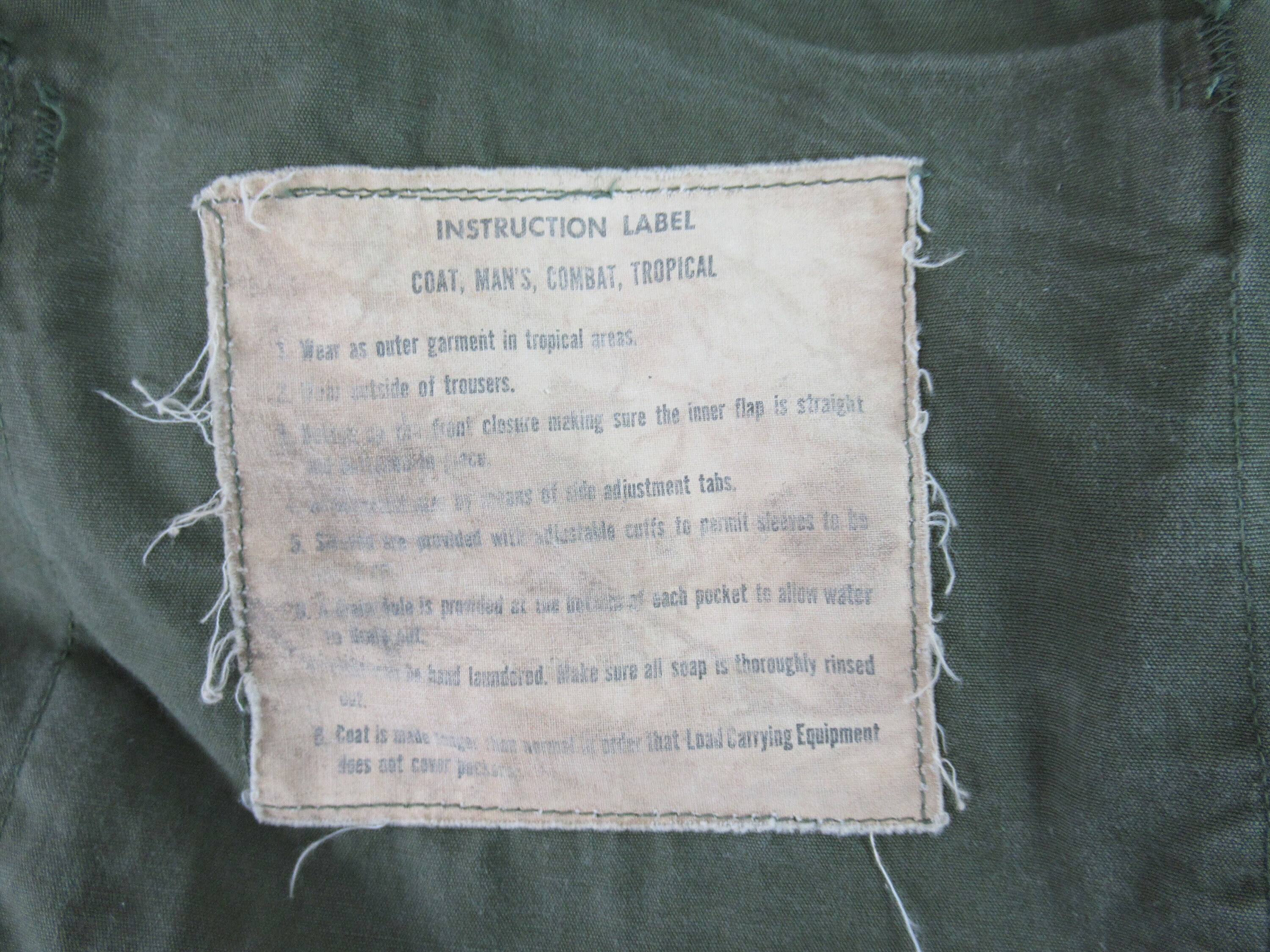 Vintage Jacket Army Jacket Viet Nam Jacket Slant Pocket | Etsy