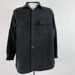 Vintage shirt, 1930s shirt, Monterey shirt, work shirt, vintage clothing, large