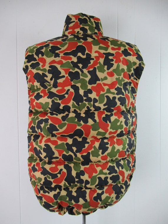 Vintage vest, puffer vest, camo vest, 1960s vest,… - image 6
