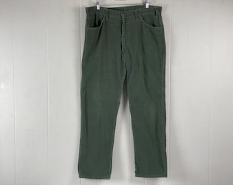 Levi's 519 Vintage 70s Talon Zip Corduroy Retro Pants - Etsy