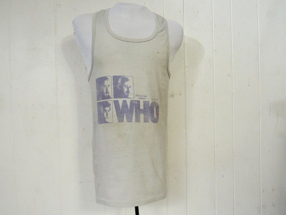Vintage t-shirt, The Who concert t shirt, 1980s t