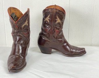 Cowboy Boots by Acme 1970s - Mens Size 9.5 (closer to Size 9
