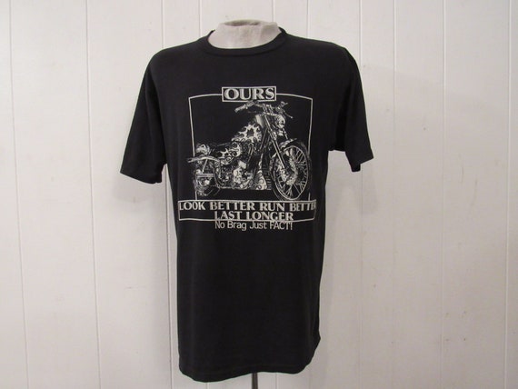 Vintage t shirt, motorcycle t shirt, Arlington Tex