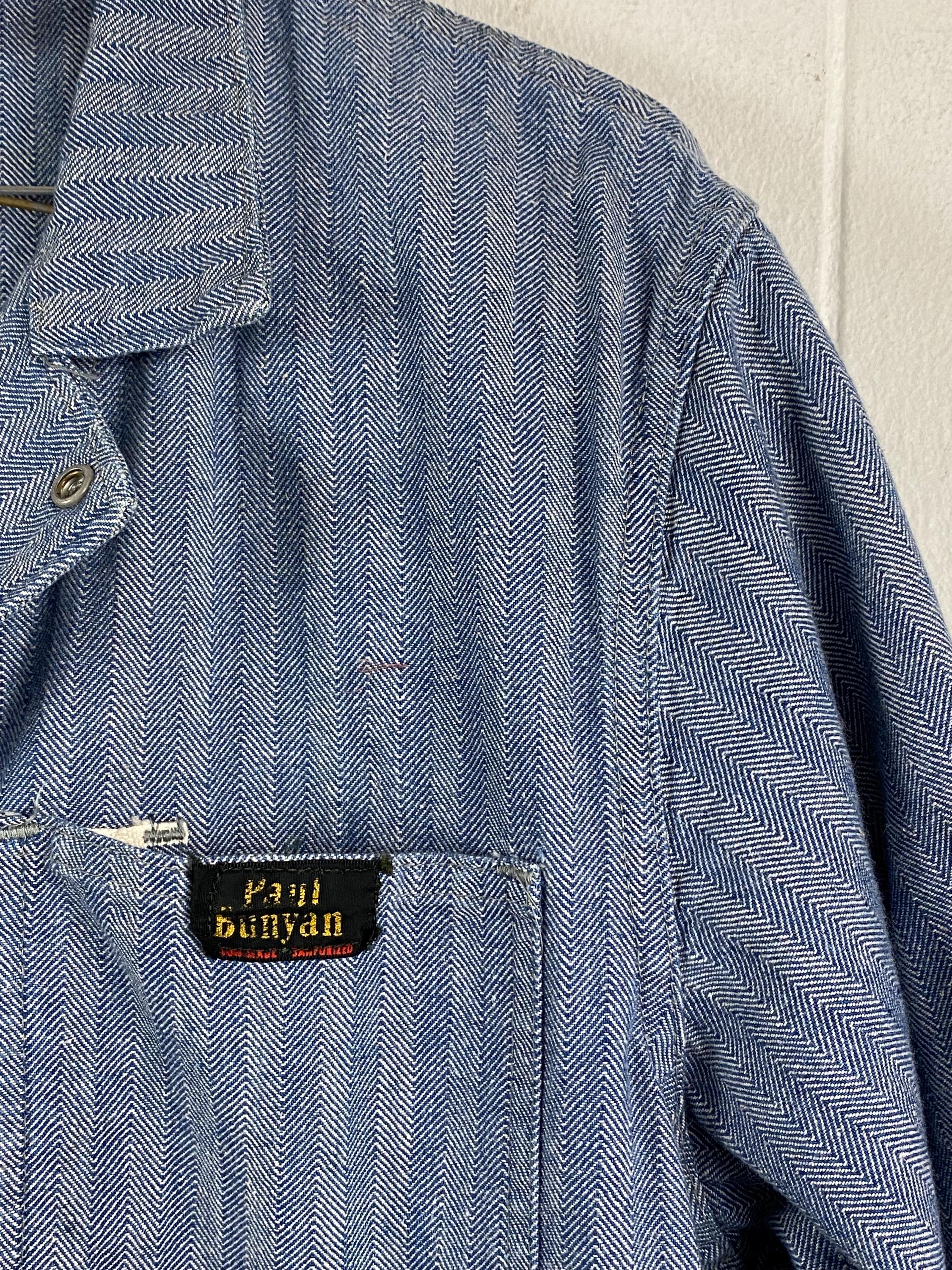 Paul Bunyan Coveralls, Size 44 S, Vintage Coveralls, HBT Coveralls