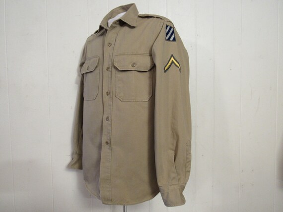 Vintage shirt, military shirt, Army shirt, 1950s s