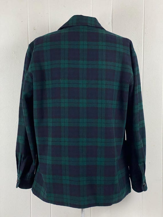 Vintage jacket, size large, Pendleton jacket, pla… - image 5