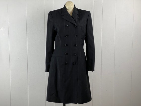 Vintage Ralph Lauren jacket, size medium, purple label jacket, vintage jacket, 1980s jacket, pin striped jacket, vintage clothing