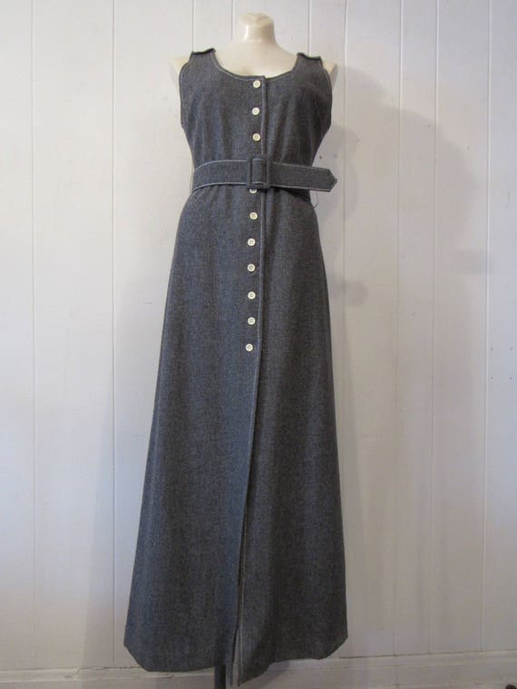 Vintage dress, 1970s dress, button dress, Saks dr… - image 2