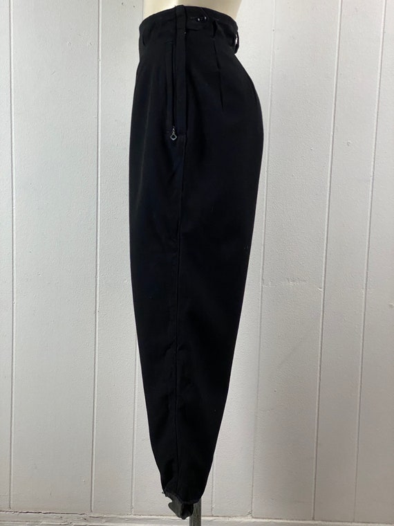Vintage ski pants, 34 X 27, 1950s ski pants, Whit… - image 4