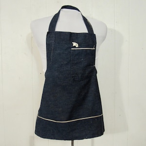1950s Denim Apron - Etsy