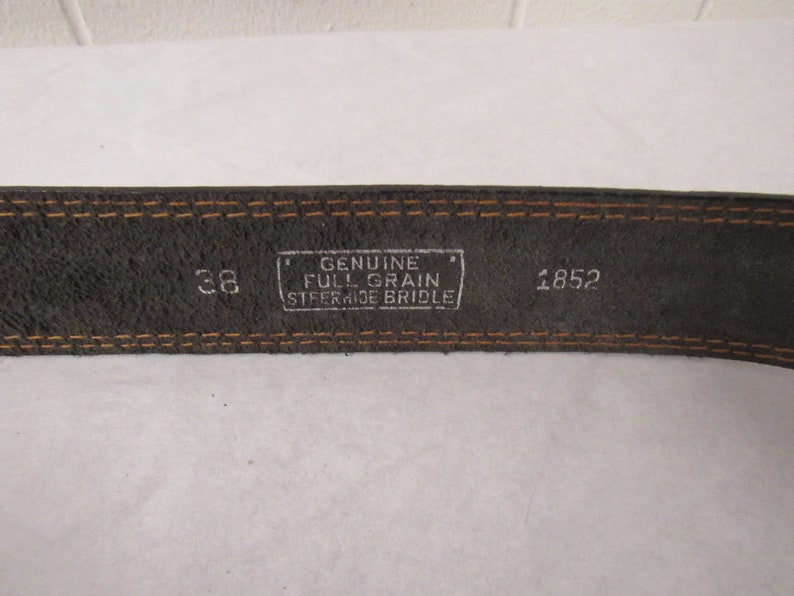 70s Rocker Belt Vintage Belt, 1970s Belt, Black Leather Belt, Leather Belt, Hippy Belt ...