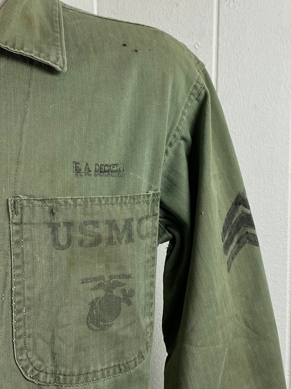 Vintage jacket, USMC jacket, 1940s jacket, U.S. M… - image 10
