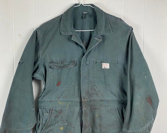 ジャケット・アウター 50's Aldens Vintage Coveralls Vintage Coveralls, Size 42, 1950s Workwear, Painter's Coveralls