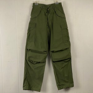 Vintage 1977 US Military Chemical Protective Trousers Size