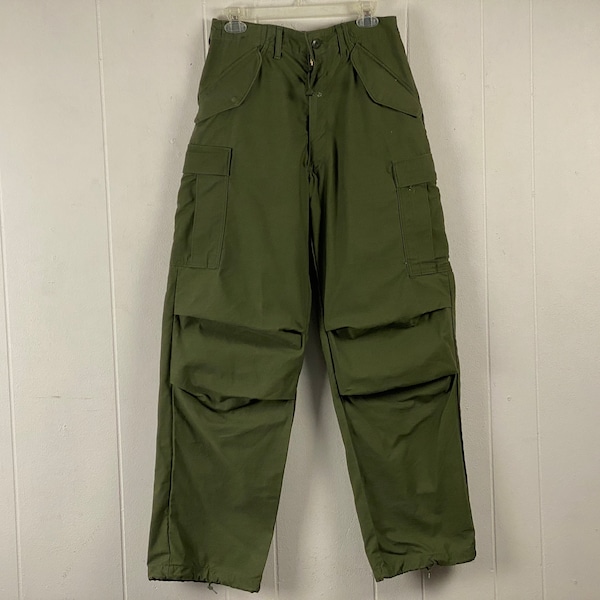 Vintage pants, 29" X 32", 1970s pants, military pants, cargo pants, U.S. Army pants, OG pants, military, vintage clothing