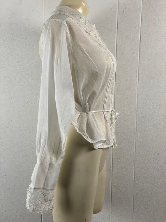 Vintage blouse, size large, 1920s blouse, Edwardi… - image 7