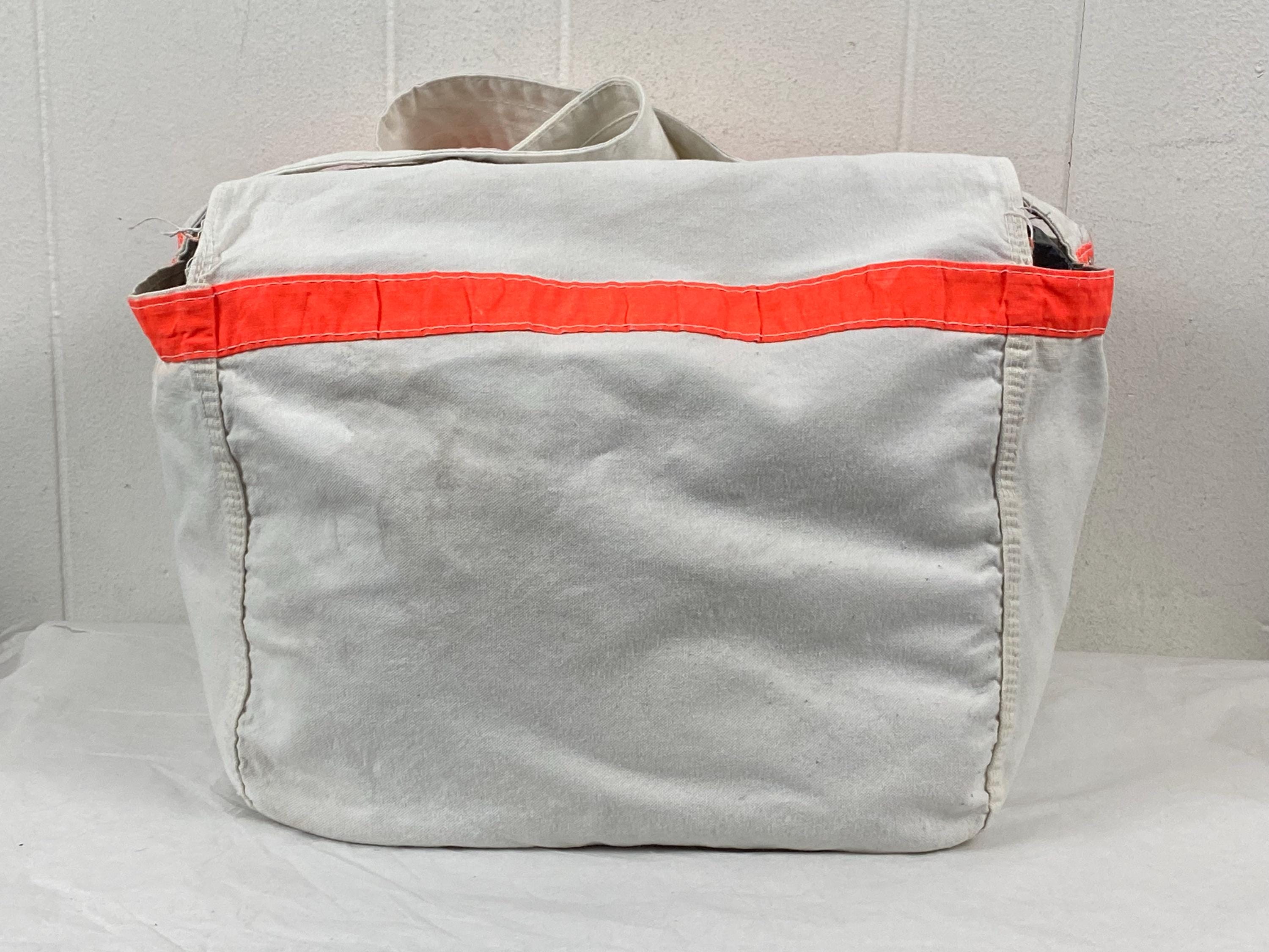 Vintage Newspaper Bag, Newsboy Bag, Detroit News Bag, Shoulder Bag