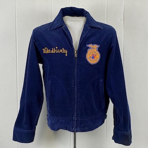 Ffa Jacket Blue Corduroy - Etsy