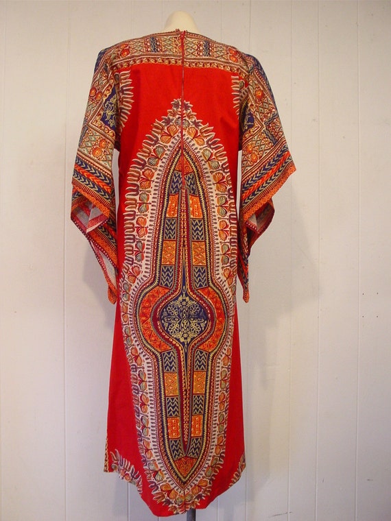 Festival Dresses, Vintage dress, cotton, Danshiki… - image 3