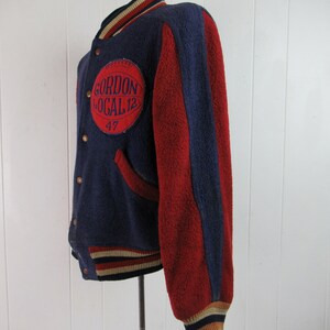 VINTAGE JACKET, 1940s jacket, stadium jacket, basketball jacket, reversible, Gordon Local 12, vintage clothing, size medium image 4