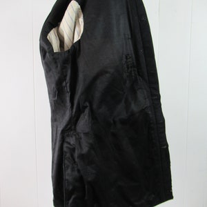 Vintage jacket, 1910s jacket, military jacket, black jacket, Edwardian jacket, vintage clothing, size medium image 8