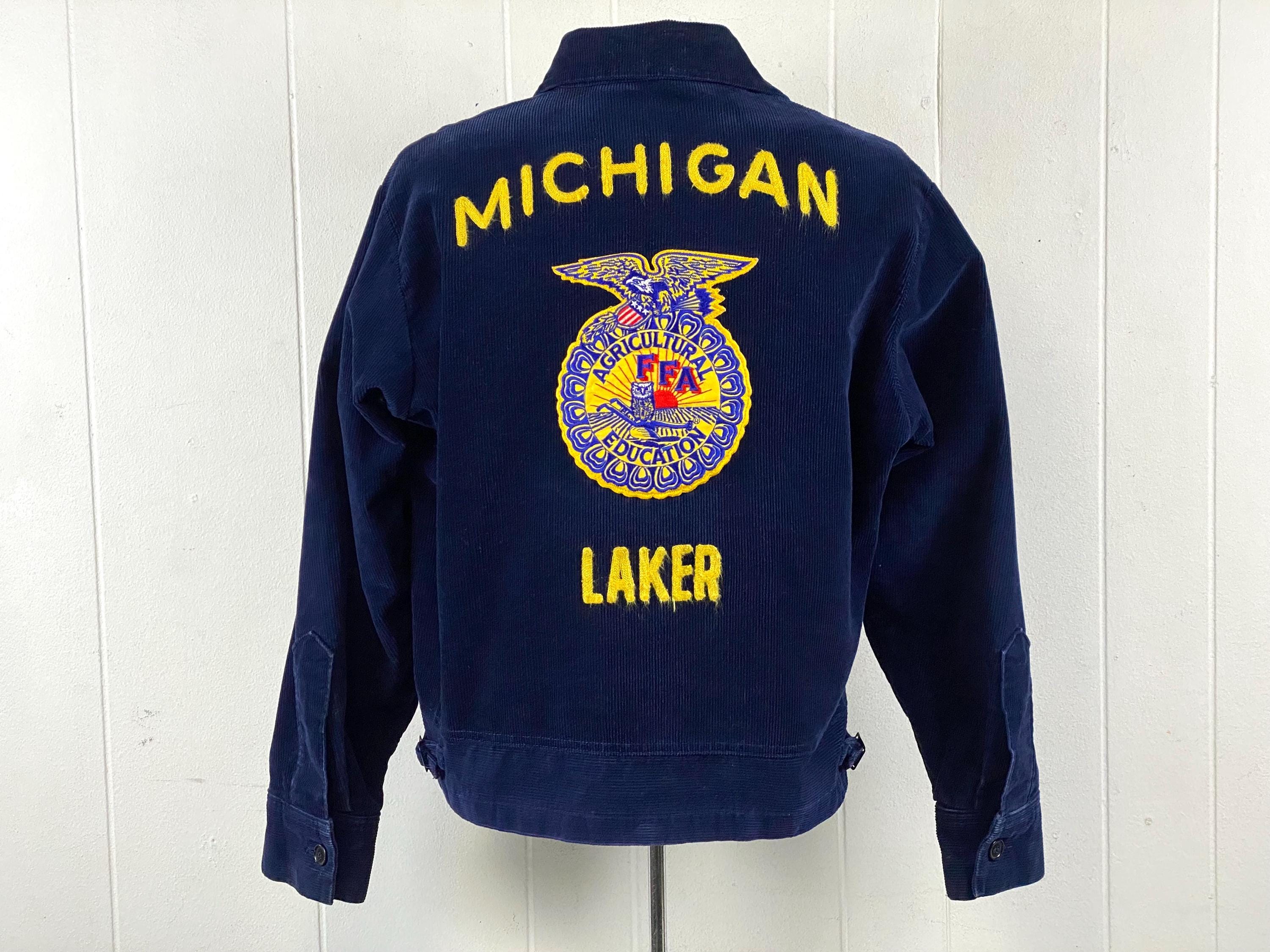 Ffa Jacket Blue Corduroy - Etsy