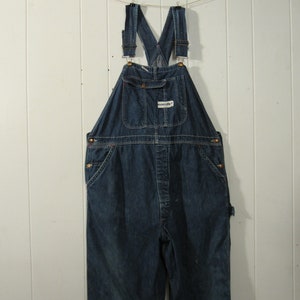 Tuta vintage, salopette di jeans, salopette di jeans anni 1950, Powr House, denim vintage, abbigliamento da lavoro, abbigliamento, grande annata