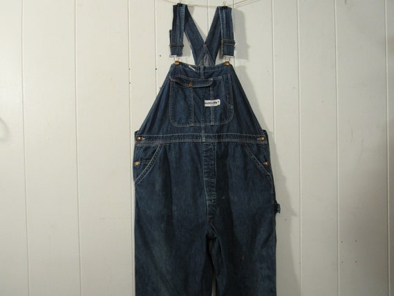 Vintage overalls, denim overalls, 1950s denim ove… - image 1