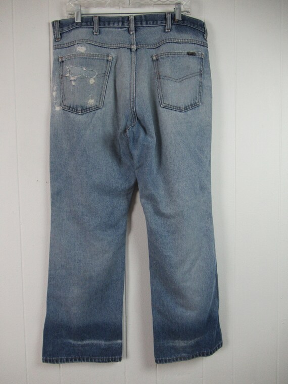 Vintage jeans, vintage denim, patched denim, vint… - image 5