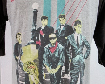 Vintage shirt, Duran Duran, band t shirt, 1980s t shirt, concert tour t shirt, new wave, rock t shirt, vintage clothing, size medium
