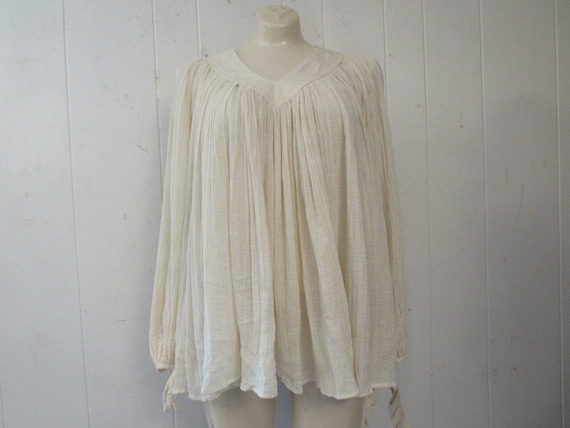 Vintage blouse, Amerikan Climax top, gauze shirt,