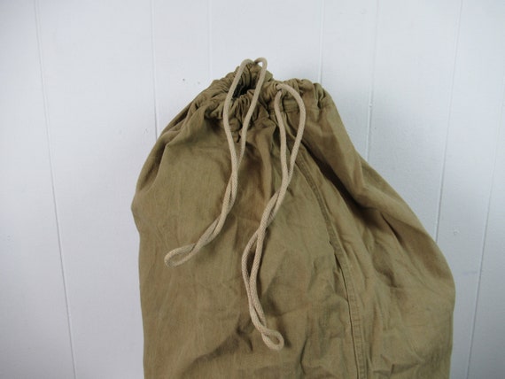 Vintage bag, 1920s bag, khaki bag, U.S. Army bag,… - image 5