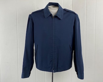 Vintage jacket, size medium, 1960s jacket, deck jacket, U.S.N jacket, Navy jacket, Blue jacket, Coast Guard jacket, vintage clothing