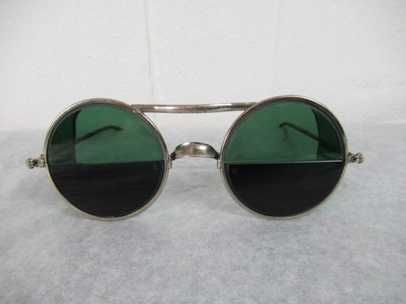 Vintage sunglasses, steampunk glasses, welding gla